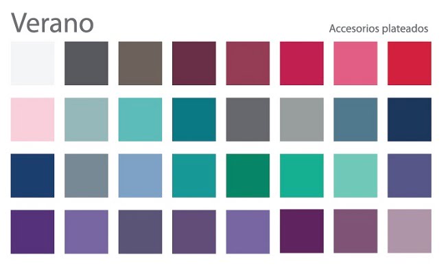 Paleta de colores Verano – Colorimetría Chile